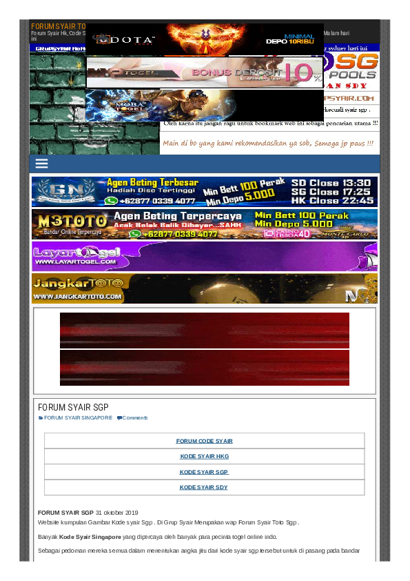 Pdf Forum Syair Toto Momonita Indah Academia Edu