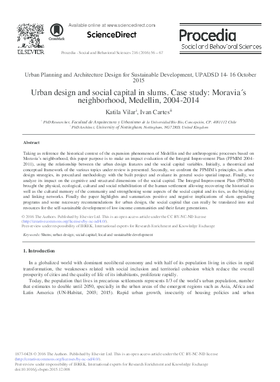 Urban slums essay image