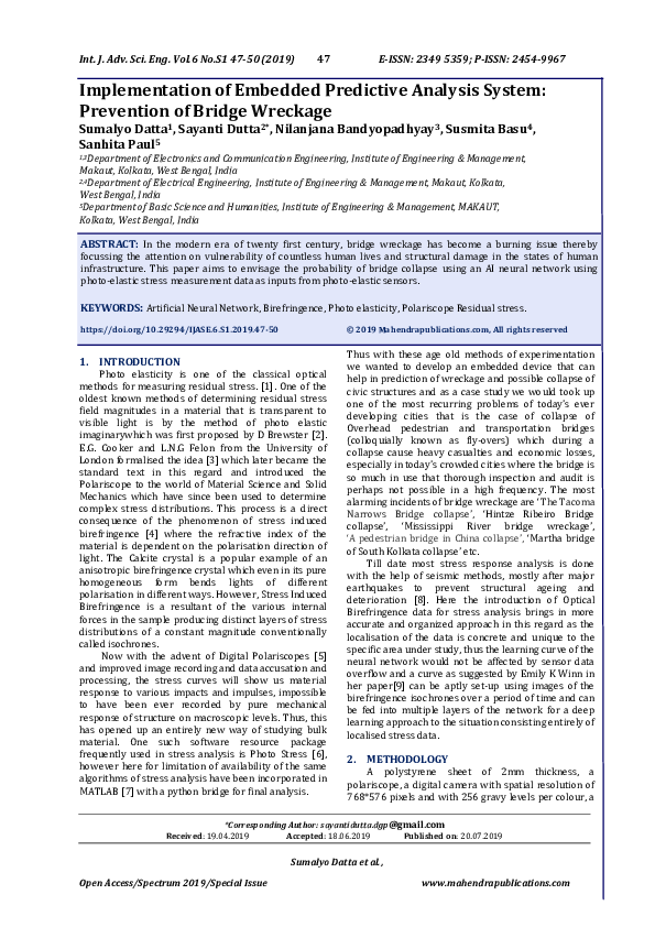 (PDF) Implementation of Embedded Predictive Analysis System: Prevention ...