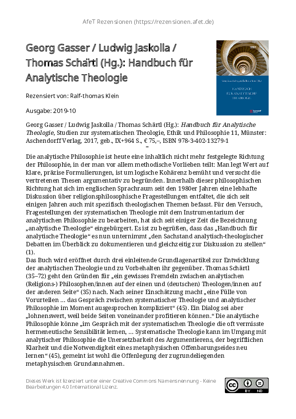 (PDF) AfeT Rezensionen (https//rezensionen.afet.de) Thomas Schärtl (Hg.) Handbuch für (PDF) AfeT Rezensionen (https//rezensionen.afet.de) Thomas Schärtl (Hg.) Handbuch für
