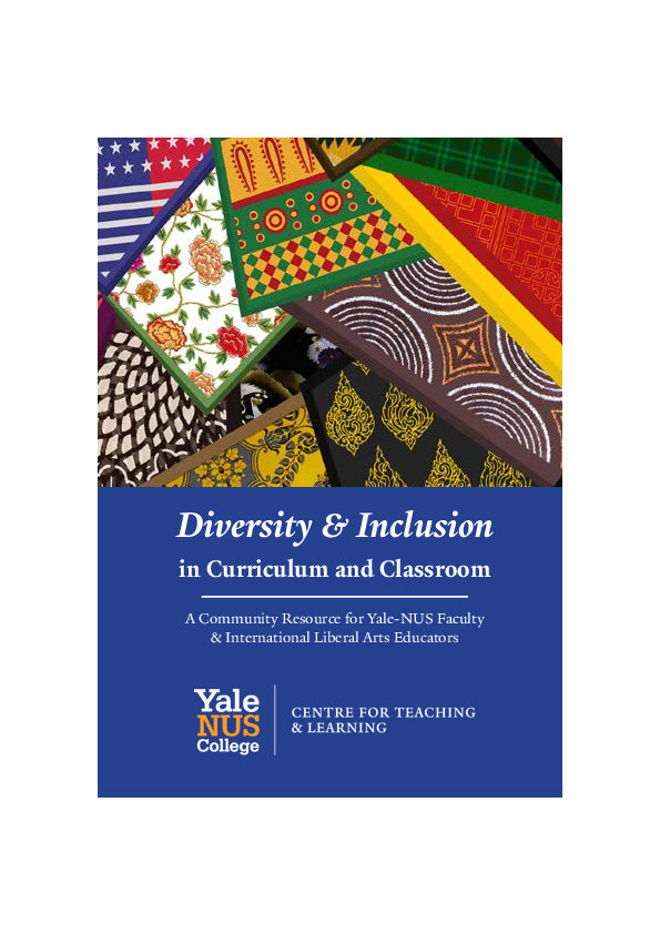 (PDF) Diversity and Inclusion in Curriculum and Classroom: A Community ...