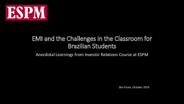 (PDF) EMI and the Challenges in the Classroom for Brazilian Students ...