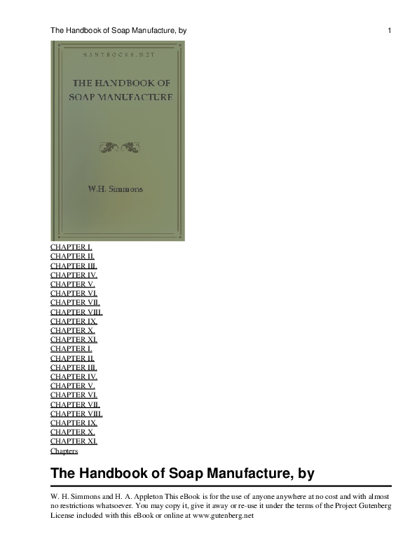 (PDF) Handbook Of Making Soap