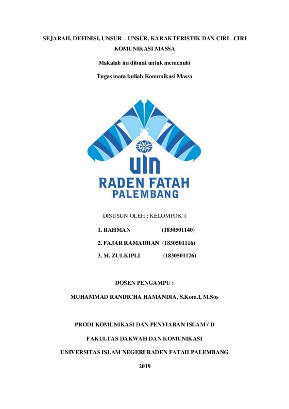 Doc Makalah Komunikasi Massa Rahman 21 Academia Edu