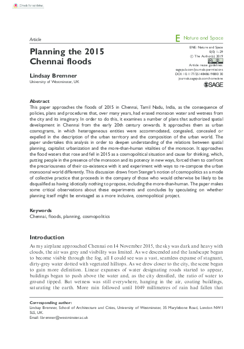 Chennai floods 2015 disaster management image