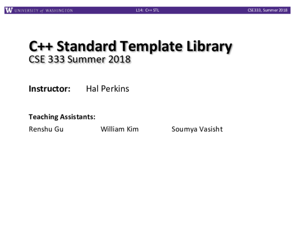 (PDF) C++ STL