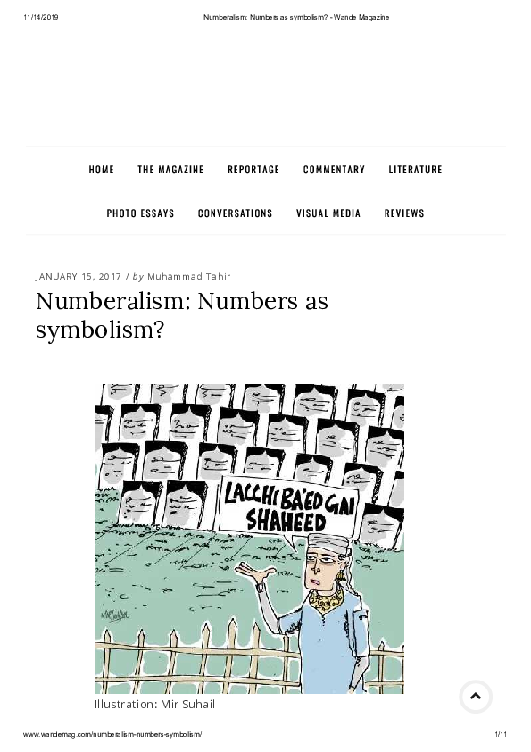(PDF) Numberalism: Numbers as Symbolism in Political Discourses