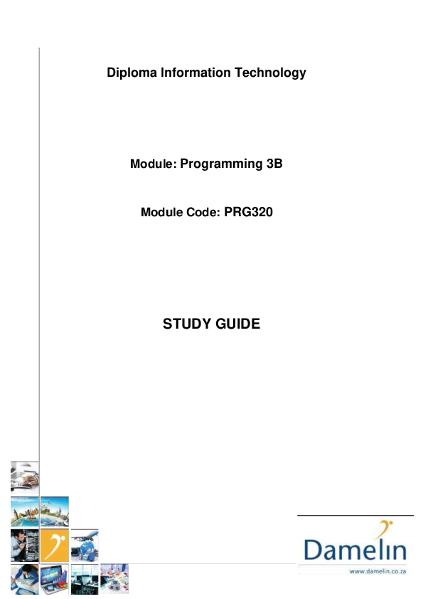 (PDF) Diploma Information Technology Module Programming 3B Module Code