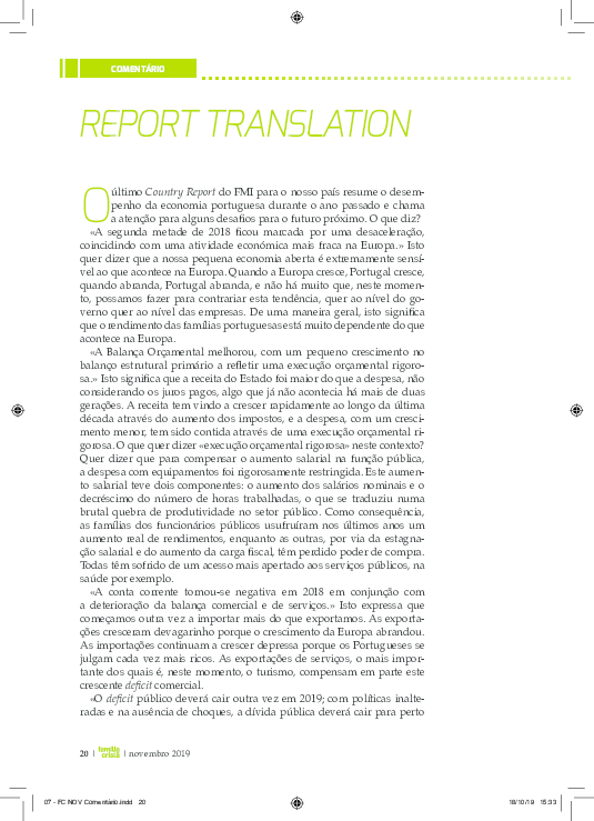 (PDF) REPORT TRANSLATION