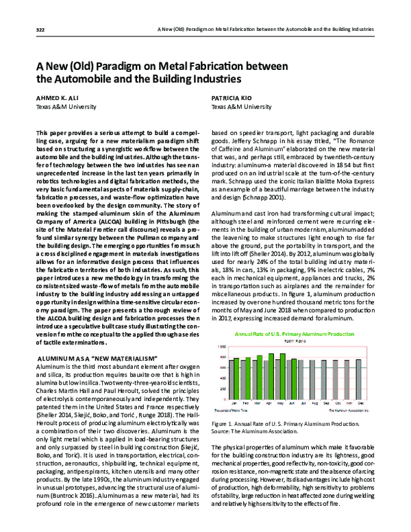 (PDF) A New (Old) Paradigm on Metal Fabrication between the Automobile ...