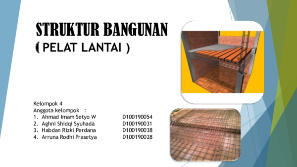 (PPT) Struktur Bangunan ( Plat lantai )