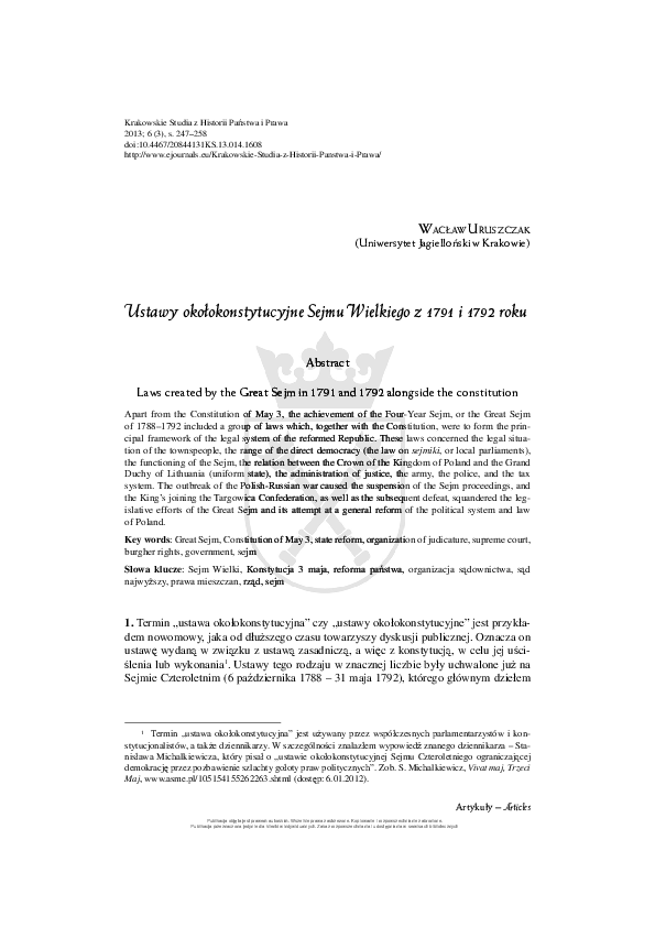 (PDF) WACŁAW URUSZCZAK