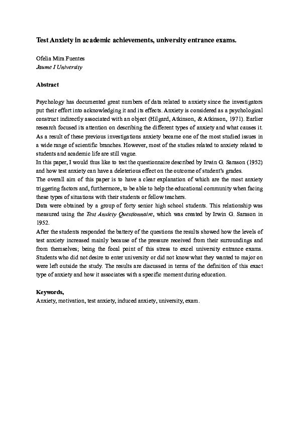 pdf-test-anxiety-in-academic-achievements-university-entrance-exams