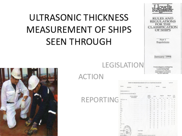 (PDF) ULTRASONIC THICKNESS MEASUREMENT OF SHIPS SEEN THROUGH ...