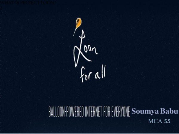 (PPT) Project loon