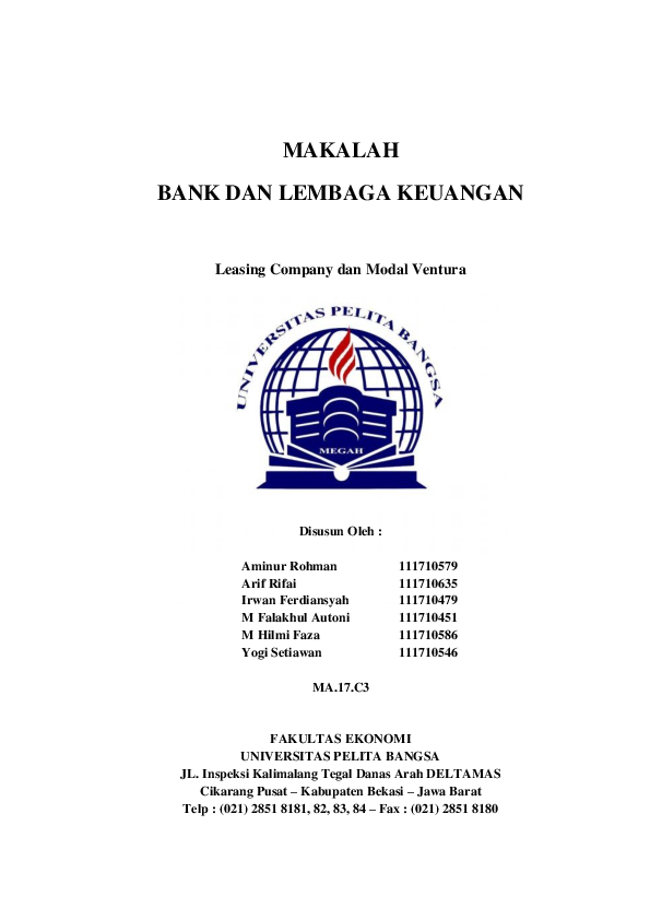Pdf Tugas Makalah Lembaga Keuangan Leasing Company Dan Modal Ventura Aminur Rohman Academia Edu Pdf Tugas Makalah Lembaga Keuangan Leasing Company Dan Modal Ventura Aminur Rohman Academia Edu