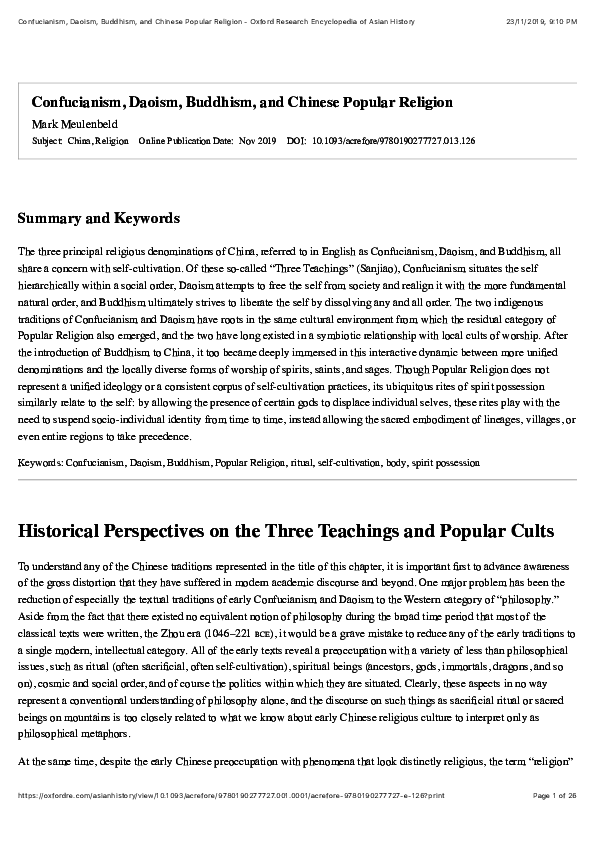 Confucianism weaknesses picture