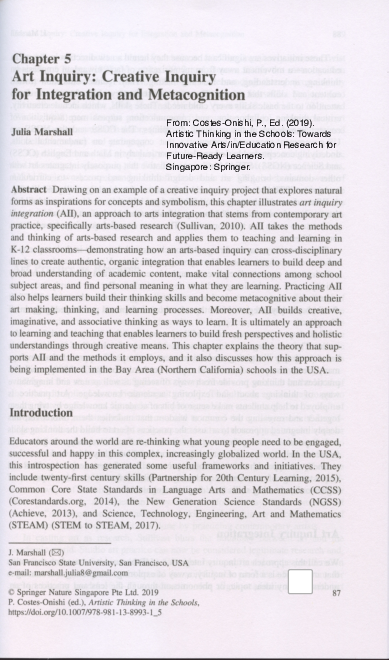 (PDF) Marshall Art Inquiry