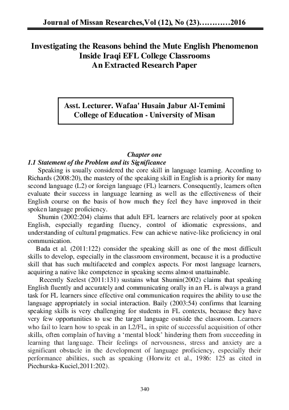 Research paper on esl education image