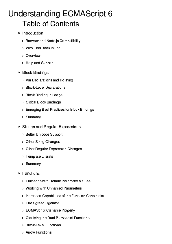 (PDF) Understanding ECMAScript 6