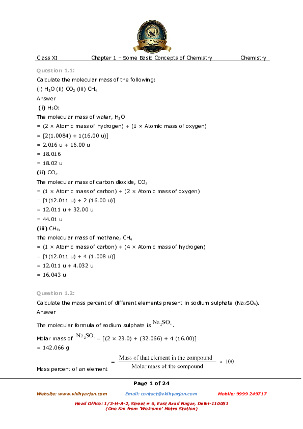 How To Find Mass Percentage In Chemistry - Find Howtos