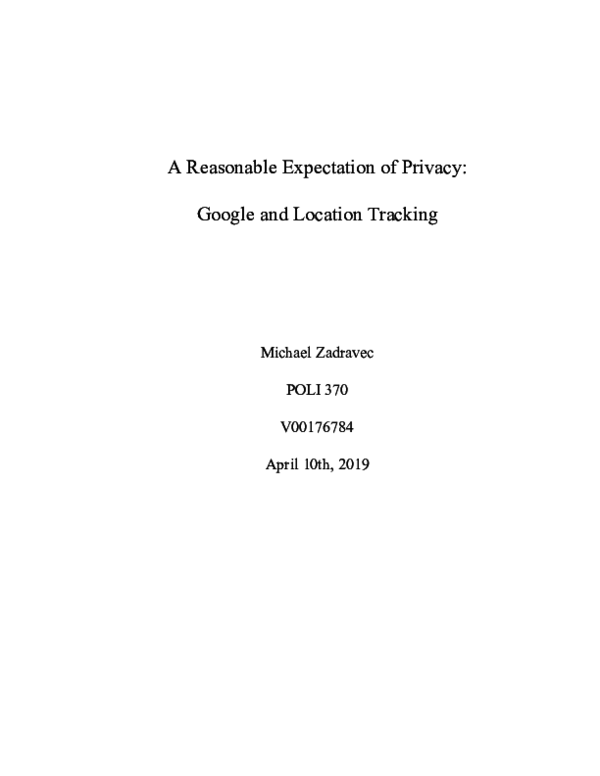  pdf a reasonable expectation of privacy google and location tracking