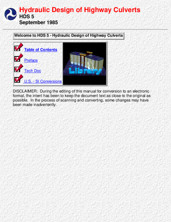 (PDF) Hydraulic Design of Highway Culverts zijian wang Academia.edu