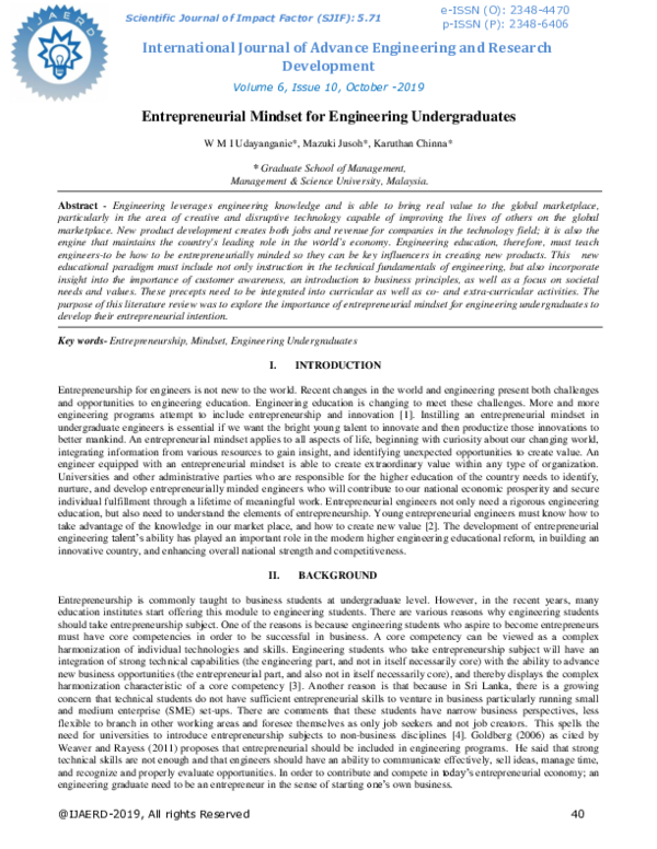 Entrepreneurial mindset definition picture