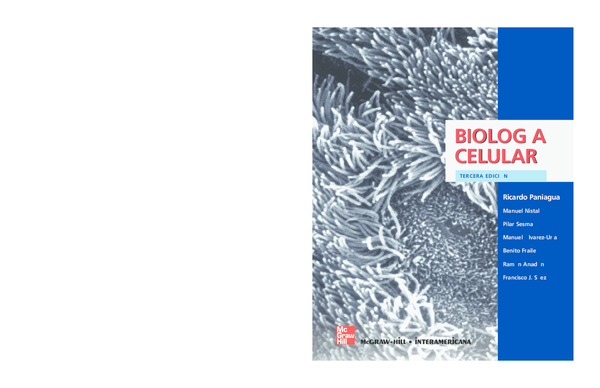 (PDF) Ricardo Paniagua BIOLOGÍA CELULAR BIOLOGÍA CELULAR