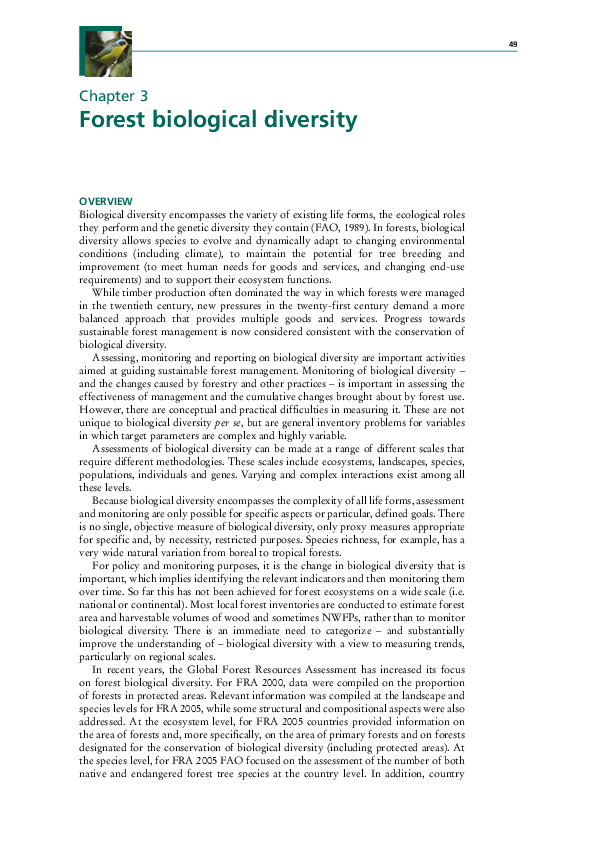(PDF) Forest Biological Divesity