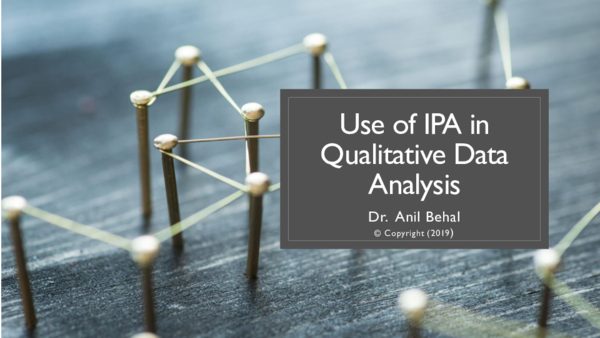 (PPT) Use of IPA in Qualitative Data Analysis (PowerPoint)