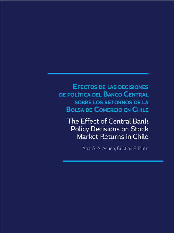 (PDF) Efectos de las decisiones de política del Banco Central sobre los ...