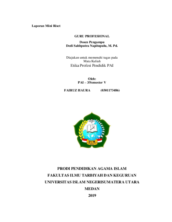 Pdf Laporan Mini Riset Guru Profesional Fairuz Haura Academia Edu Pdf Laporan Mini Riset Guru Profesional Fairuz Haura Academia Edu