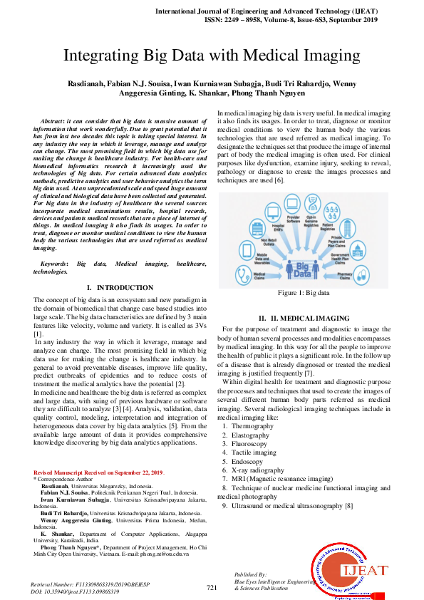 (PDF) Integrating Big Data with Medical Imaging