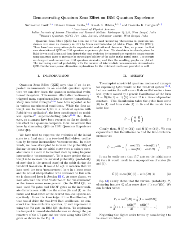(PDF) Quantum Zeno Effect RG