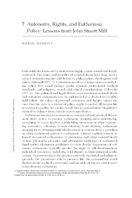 Patient autonomy and death with dignity image