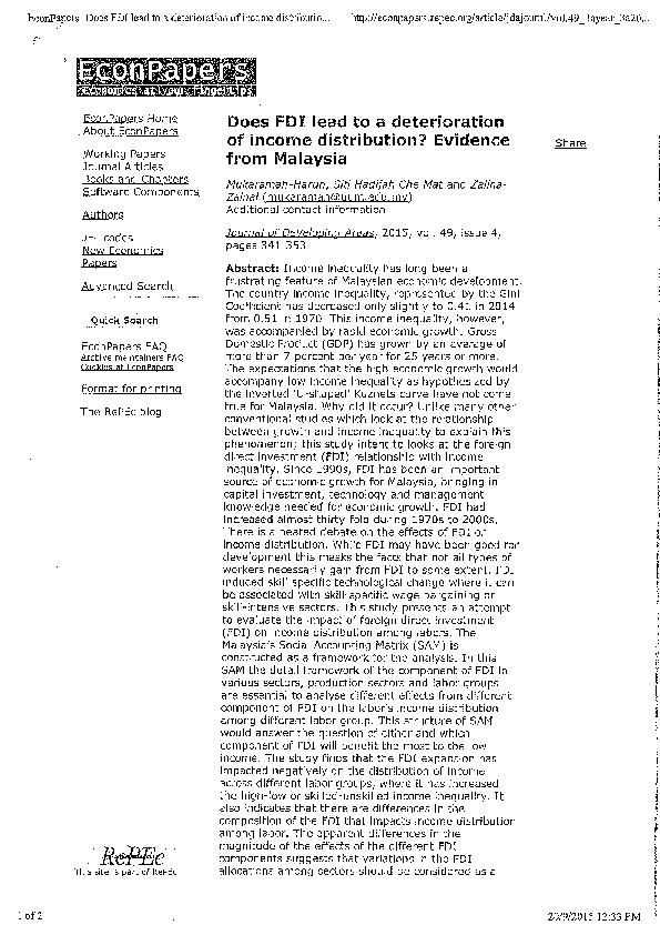Macroeconomics and growth analysis Research Papers - Academia.edu