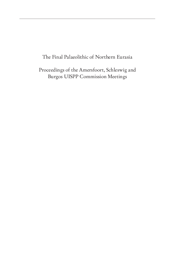 (PDF) I. Kretschmer, Demographic studies of hunters and gatherers in ...
