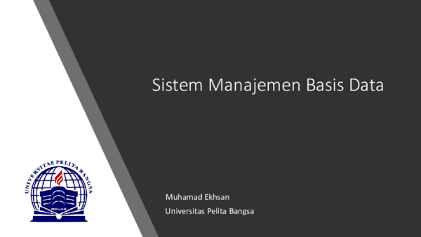 (PPT) Sistem Manajemen Basis Data
