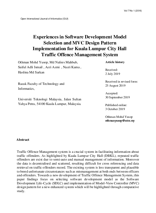 Ooad Uml Design Patterns Semantic Interoperbility Ontology Serious Games E Learning Computer Architectures Computer Modelling And Behavioural Simulation Research Papers Academia Edu