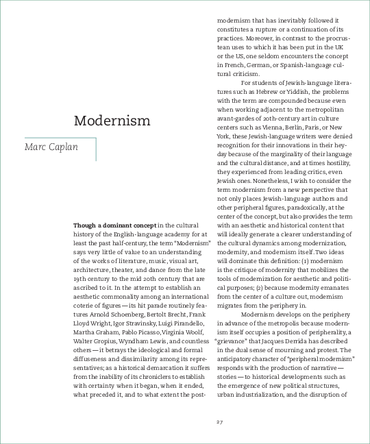 (PDF) Modernism