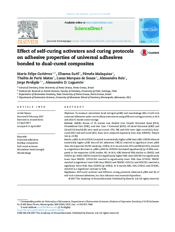 (PDF) ScienceDirect Effect of self-curing activators and curing ...