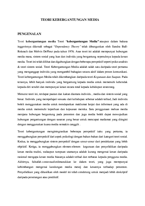 Uses and gratification theory media picture