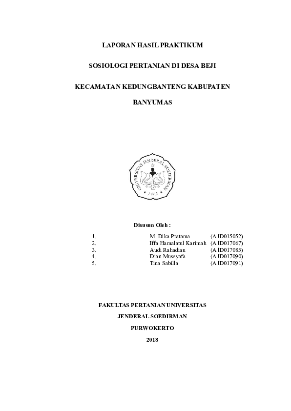 Sosiologi Pertanian Research Papers Academia Edu
