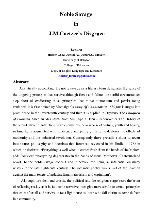 Why is the noble savage trope problematic image