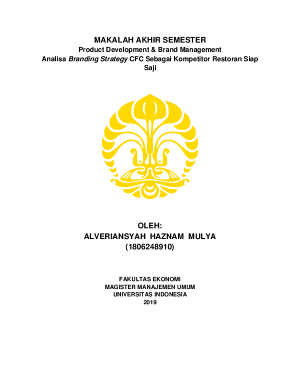 Fast Food Industry Research Papers Academia Edu