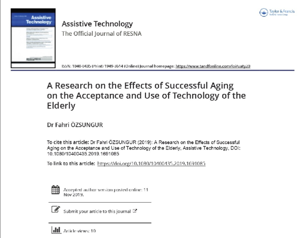 (PDF) A Research on the Effects of Successful Aging on the Acceptance ...