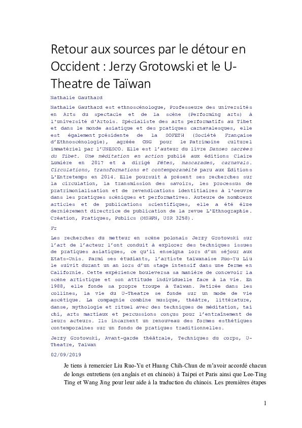 Jerzy grotowski poor theatre picture