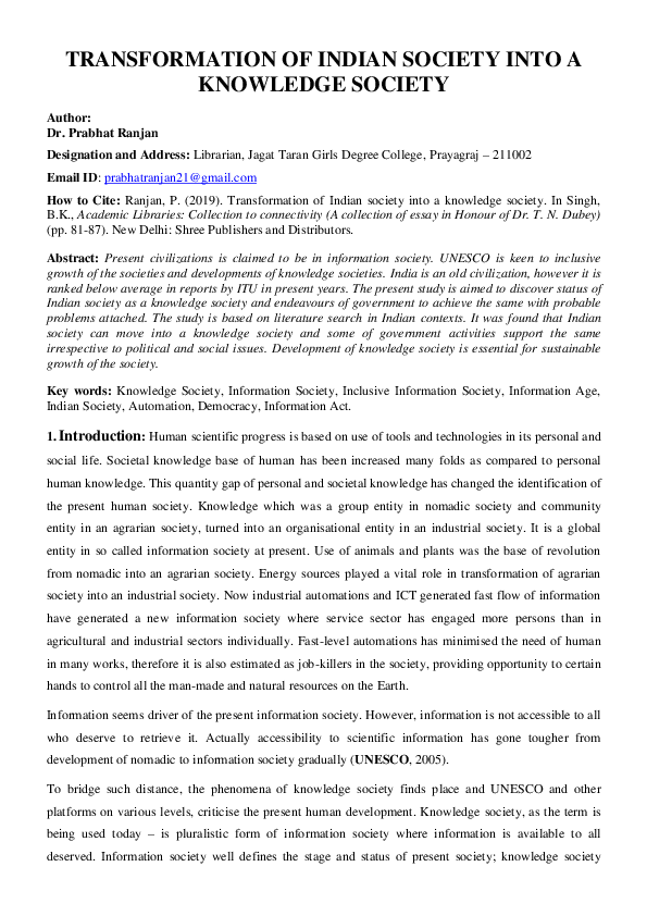 India's transformation case study answers picture