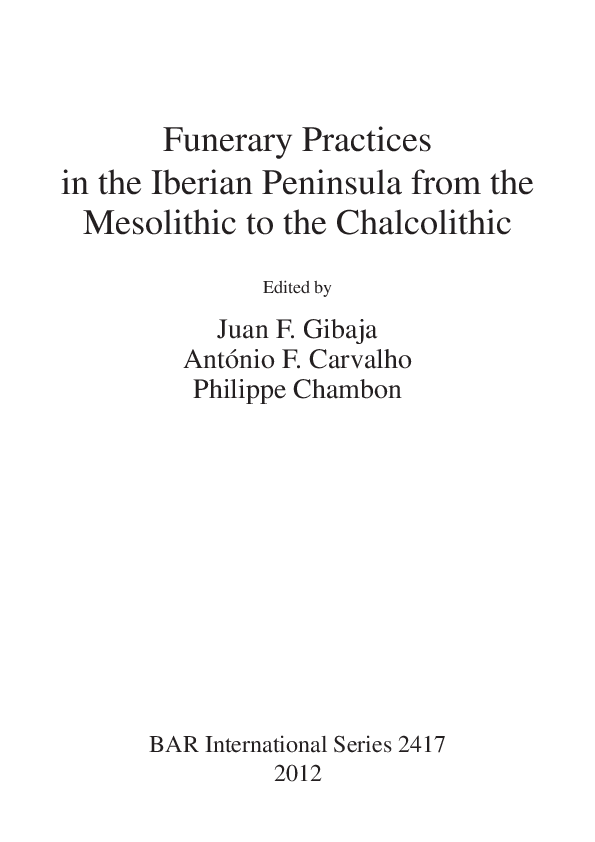 (PDF) "Funerary practices and demography from the Mesolithic to the